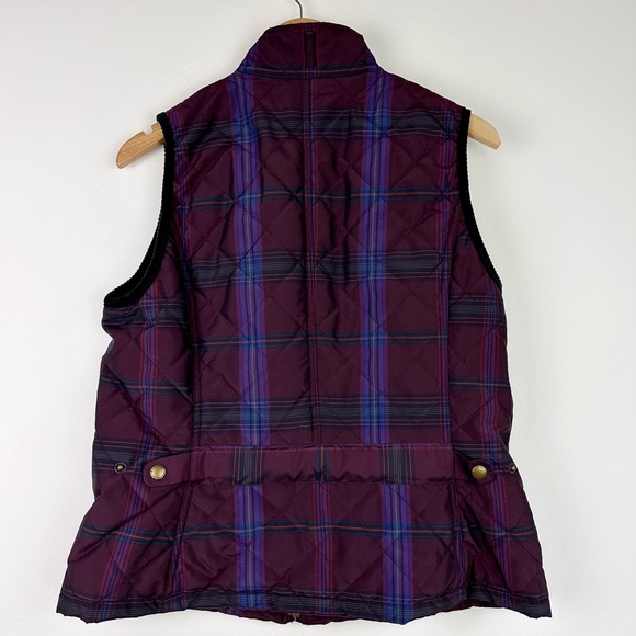 Lauren Ralph Lauren Plaid Quilted Vest - Picture 6 of 9